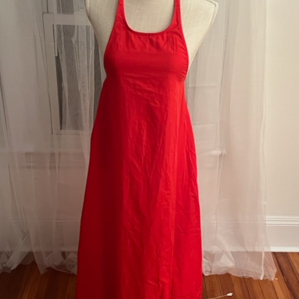 Free People Long Red Halter XS NWT